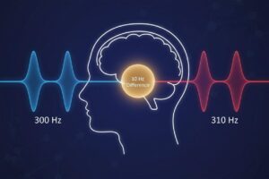 Open-ear bone-conduction headphones for focused sound therapy