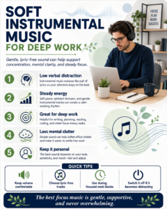 Soft Instrumental Music for Deep Work